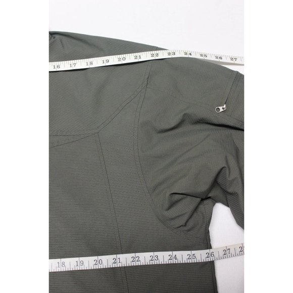 Rebar men's stash hood lightweight full zip front‎ mock neck jacket L - Picture 10 of 14